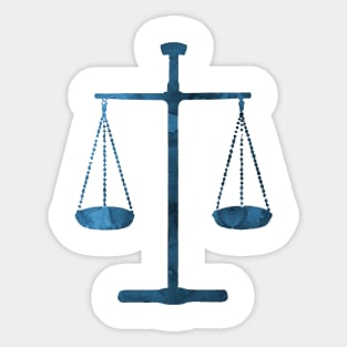 Scales of justice Sticker